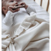 FRILL CASHMERE baby blanket - CREAM