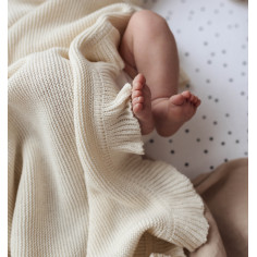FRILL baby blanket - CREAM 2