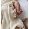 FRILL baby blanket - CREAM