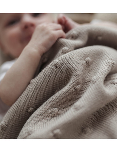 Popcorn Baby Blanket - Sand
