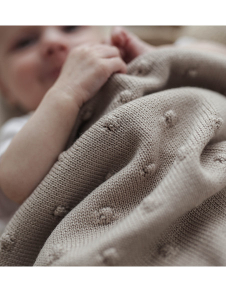 Popcorn Baby Blanket - Sand