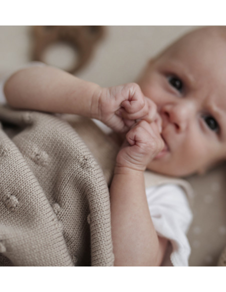 Popcorn Baby Blanket - Sand