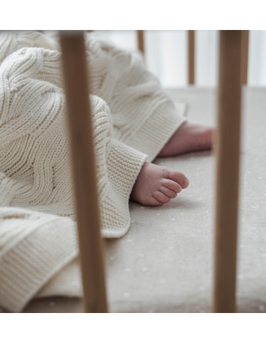 Ocean Baby Blanket - Cream