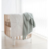 Geometric web toddler duvet cover