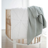 Geometric web toddler duvet cover