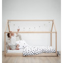 Wooden House Toddler Bed Frame