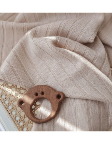 CASHMERE baby blanket - TRUFFLE