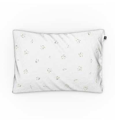 Olive tree muslin toddler pillowcase