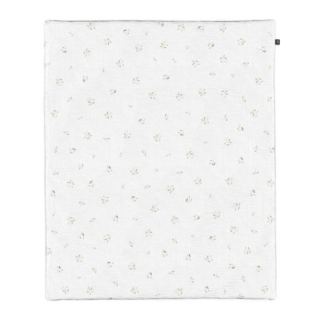 Olive tree muslin baby duvet cover