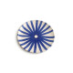 Ceramic Ray Plate in Blue