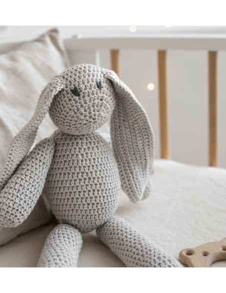 Crochet Bunny - Silver