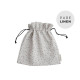 Pure Linen Bread bag - Square