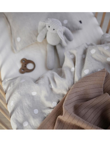 Kašmir otroška odejica Hazelnut