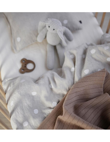 Kašmir otroška odejica v lešnik barvi