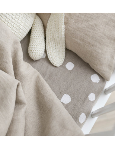 Buttons Baby Fitted Sheet