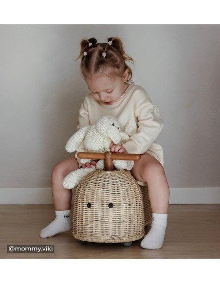 Ride On Kids Toy Rattan Rider