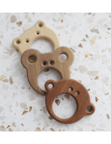 Wooden Baby Teether – Chunky Monkey