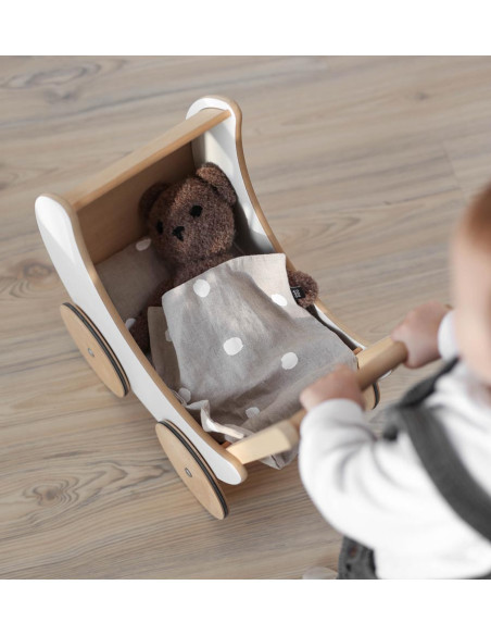 Wooden Doll Pram