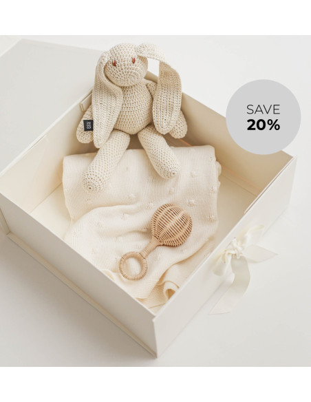 Cream Bunny Set in a Gift Box