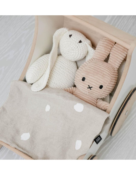 Miffy Bunny Corduroy in Beige