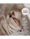 Hooded Baby Terry Towel in Sand