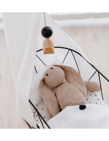 Dolly Cot Set with Bedding and Canopy