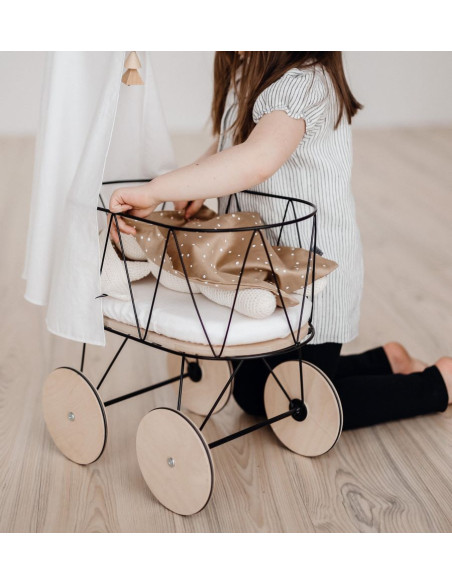 Dolly Cot Set with Bedding and Canopy