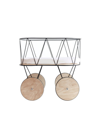 Dolly Cot Set with Bedding and Canopy