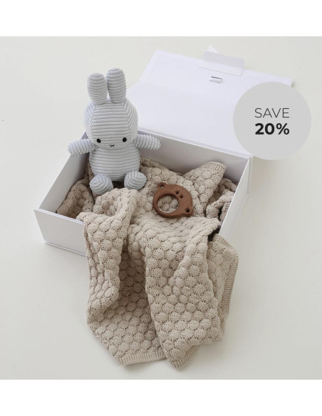 HONEY POPCORN gift set - white box