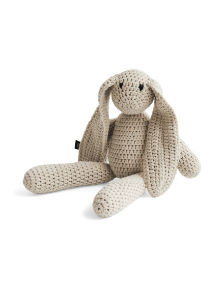 Crochet Cotton Bunny in Milk