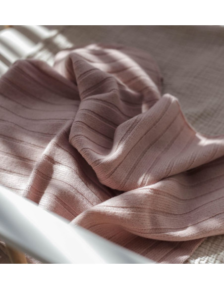 Cashmere Baby Blanket - Champagne Blush