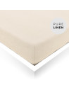 Vanilla Linen Baby Fitted Sheet