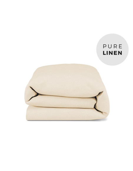 Vanilla Linen Toddler Duvet Cover
