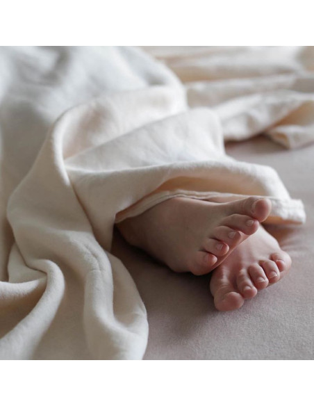 Lanena prevleka za odejo