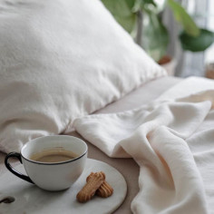 Lanena prevleka za vzglavnik 2