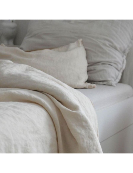 Vanilla Linen Pillowcase
