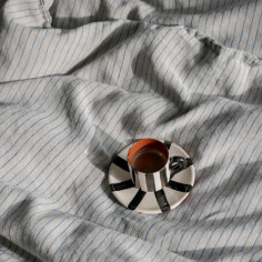 Lanena prevleka za odejo