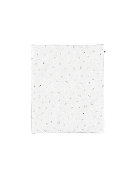 Olive tree muslin baby duvet cover