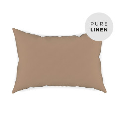 Truffle Linen Pillowcase