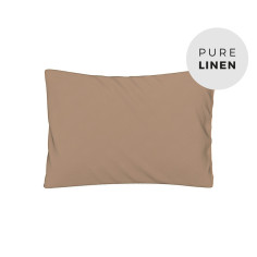 Truffle Linen Toddler Pillowcase