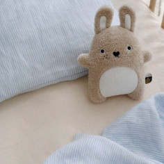 Summer Blues Linen Toddler Pillowcase 2