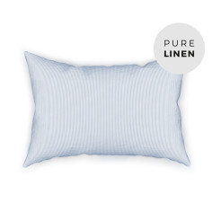 Summer Blues Linen Pillowcase