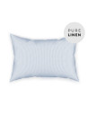 Summer Blues Linen Pillowcase