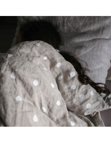 Lanena prevleka za odejo