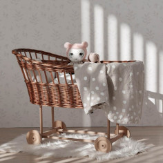 Junior lanena prevleka za odejo Buttons 2