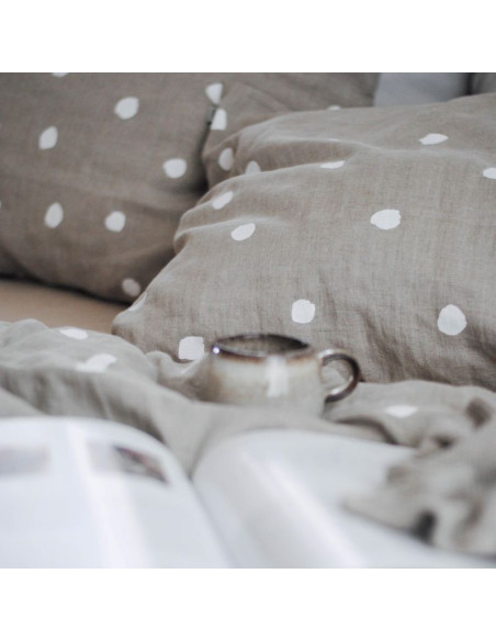 Buttons Linen Pillowcase Buttons Linen Pillowcase