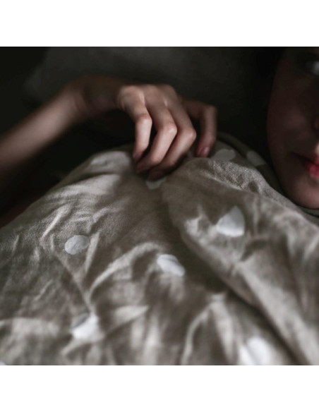 Lanena prevleka za odejo