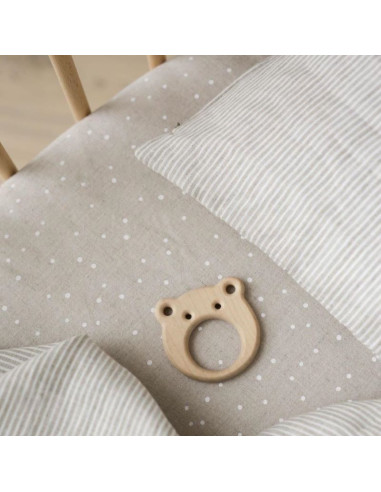 Stripes Linen Toddler Pillowcase