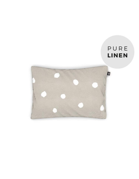 Buttons Linen Baby Pillowcase