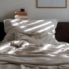 Lanena prevleka za vzglavnik 2